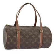 Louis Vuitton Vintage Pre-owned Canvas handvskor Brown, Dam