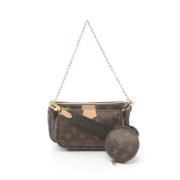 Louis Vuitton Vintage Pre-owned Canvas crossbodyvskor Brown, Dam