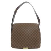 Louis Vuitton Vintage Pre-owned Canvas axelremsvskor Brown, Dam