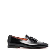 Santoni Grizzly Loafer Carlos Black, Herr