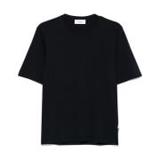 Lardini Midnight Blue Crew Neck T-shirt Blue, Herr