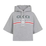 Gucci Stilren Hoodie Gray, Dam