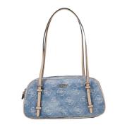 Guess Stiliga Mellanstora Väskor Kollektion Blue, Dam