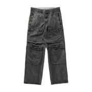 Diesel Cargo Baggy Jeans Gray, Herr