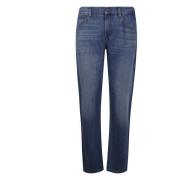 7 For All Mankind Klassiska Denim Straight Jeans Blue, Herr