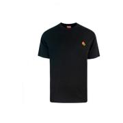 Kenzo Svarta T-shirts och Polos med Broderi Black, Herr