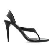 Alaïa Lädersandaler Black, Dam