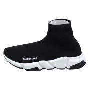 Balenciaga Svart/Vit Speed Trainer Sneakers Black, Herr