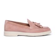 Santoni Dam mocka loafer Pink, Dam