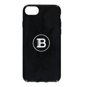 Balmain Logo Print Plast iPhone Fodral Black, Dam