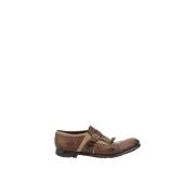 Church's Metallspänne Läderloafers med Blockklack Brown, Herr