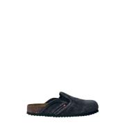 Diesel Denim Slip-On Skor med Logo Print Black, Dam