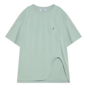 The Attico Kortärmad Rund Hals T-shirt Green, Dam