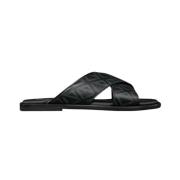 Dior Elegant Sandal för Kvinnor Black, Herr