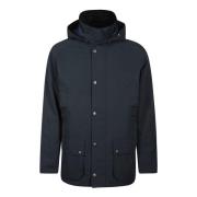 Barbour Vadderad Vattentät Vinterjacka Blue, Herr