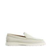 Tod's Mockasiner i mocka med Monogram White, Herr