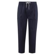 Drole de Monsieur Cropped Cargo Byxor Blue, Herr