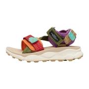 Flower Mountain Mocka och tyg sandaler Nazca 2 UNI Multicolor, Unisex