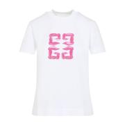 Givenchy Vit T-shirt Elegant Stil White, Dam