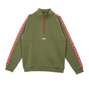 Fila Lätt turtleneck sweatshirt i grön Green, Herr