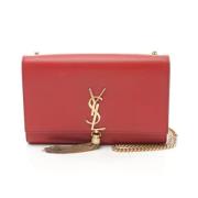 Yves Saint Laurent Vintage Pre-owned Laeder handvskor Red, Dam