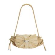 Diesel Scrunch-D Axelväska Beige, Dam