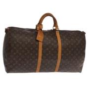 Louis Vuitton Vintage Pre-owned Canvas handvskor Brown, Dam