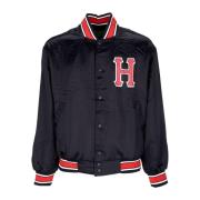 HUF Satin Bomberjacka Svart Black, Herr