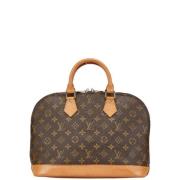 Louis Vuitton Vintage Pre-owned Canvas handvskor Brown, Dam