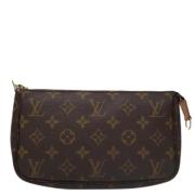 Louis Vuitton Vintage Pre-owned Canvas kuvertvskor Brown, Dam