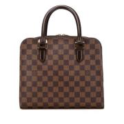 Louis Vuitton Vintage Pre-owned Canvas handvskor Brown, Dam