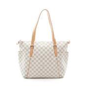 Louis Vuitton Vintage Pre-owned Canvas louis-vuitton-vskor White, Dam