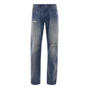 MM6 Maison Margiela Denim Straight Fit Jeans med Revor Blue, Herr