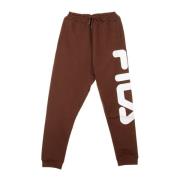 Fila Klassiska Fleece Tracksuit Byxor i Choklad Brown, Herr