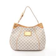 Louis Vuitton Vintage Pre-owned Canvas axelremsvskor White, Dam