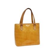 Louis Vuitton Vintage Pre-owned Laeder handvskor Yellow, Dam