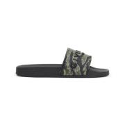 Givenchy Platta Slide Sandaler Black, Herr