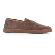 Henderson Ljusbruna Slip-On Mockasinsandaler Brown, Herr