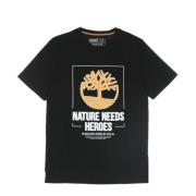 Timberland FT NNH Front Tee Svart Black, Herr