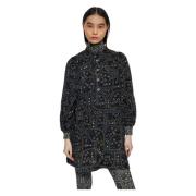 Antik Batik Elie print klänning Black, Dam