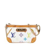 Louis Vuitton Vintage Pre-owned Canvas kuvertvskor White, Dam