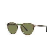 Persol Randig Grön/Ljusgrön Solglasögon Green, Unisex