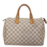 Louis Vuitton Vintage Pre-owned Canvas louis-vuitton-vskor White, Dam