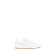 Elisabetta Franchi Ivory Sneakers Stiliga och Bekväma Beige, Dam