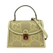 Gucci Vintage Pre-owned Canvas gucci-vskor Yellow, Dam