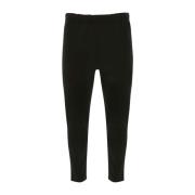 Alexander McQueen Svarta Joggingbyxor Elfenbensidestripe Black, Herr