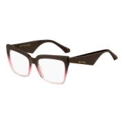 Etro Brun Fuchsia Glasögonbågar Brown, Unisex