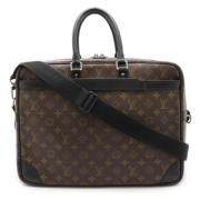 Louis Vuitton Vintage Pre-owned Canvas handvskor Brown, Herr