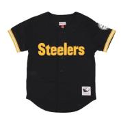 Mitchell & Ness NFL Pittsburgh Steelers Mesh Tröja Black, Herr