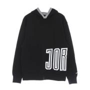 Jordan Hybrid Fleece Pullover Hoodie Svart Black, Herr